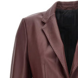 maroon-leather-blazer