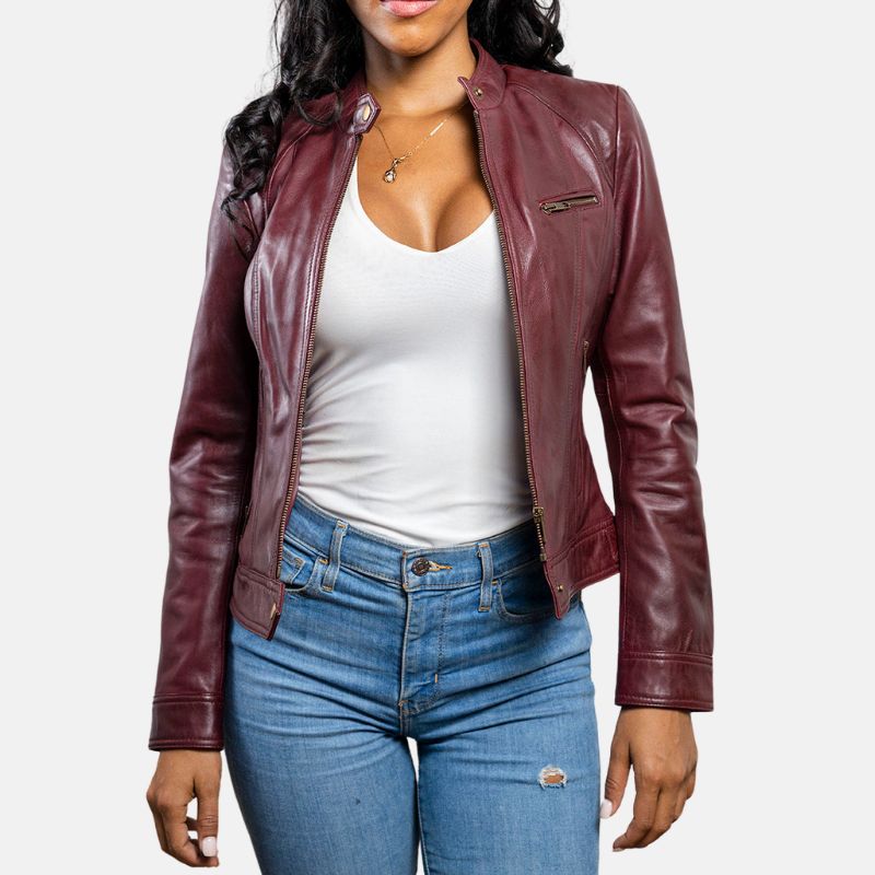 burgundy-leather-biker-jacket