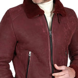 maroon-mens-red-sheraling-leathear-jacket