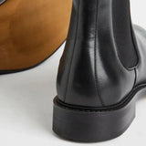 Black Leather Chelsea Boots Handmade