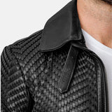 Mens Black Leather Jacket