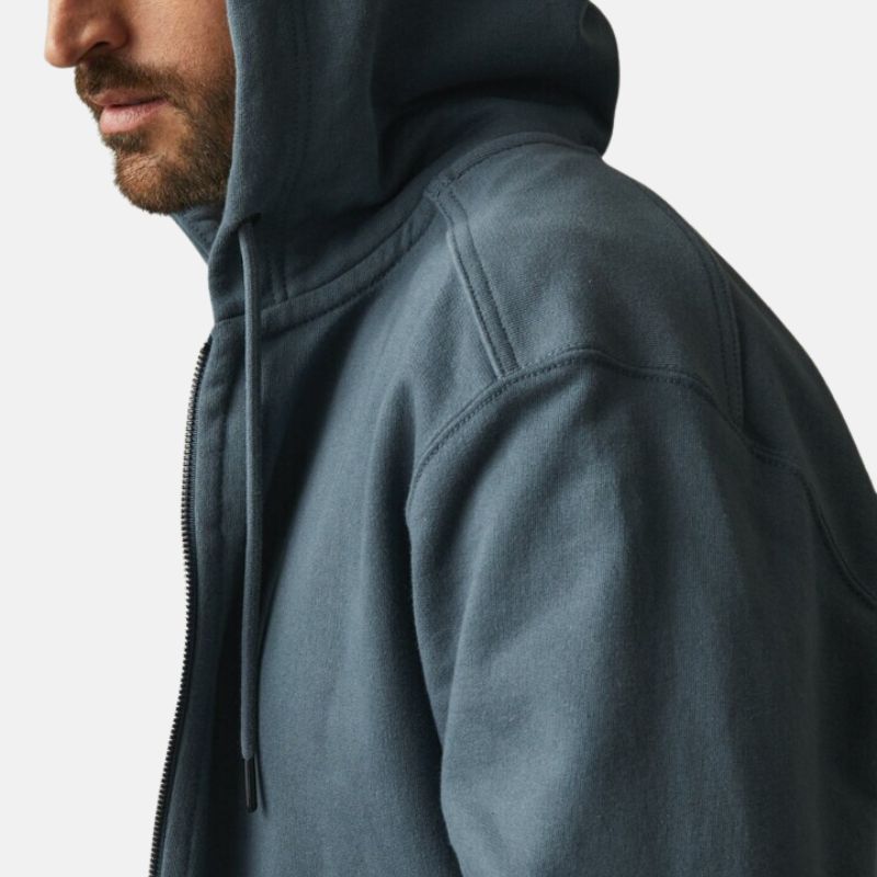 Blue Hoodie Jacket