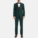 Mens Dark Green Suit