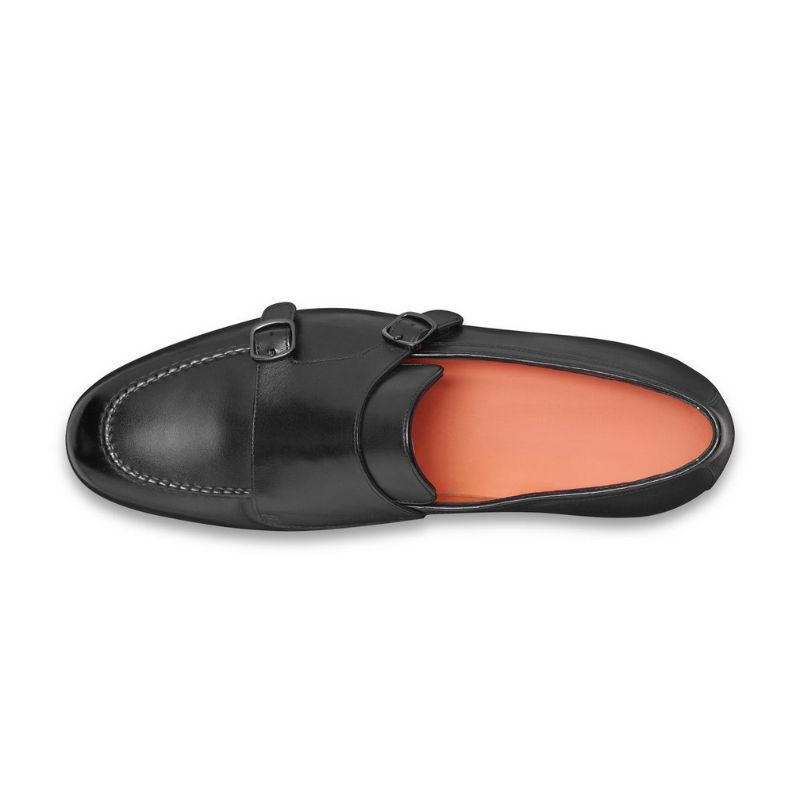 Mens Black Leather Loafers