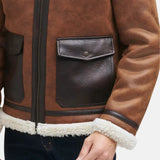 Brown Shearling Jacket