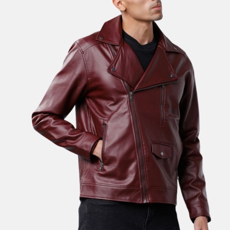 mens-deep-maroon-biker-leather-jacket