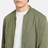 Mens Pale Green Bomber Jacket