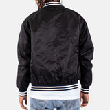 Black Bomber Varsity Jacket