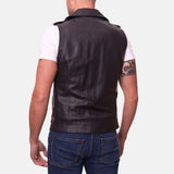 mens-black-leatherbiker-vest