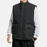 mens-black-quilted-zip-up-thermal-cotton-