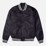 Black Shaka Wear Bomber Varsity Jacket