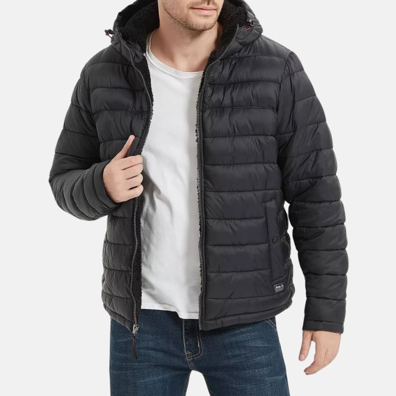 mens-black-strange-puffer-jacket