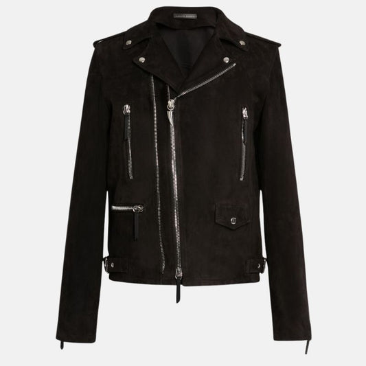 mens-black-suede-leather-moto-jacket