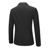 Men's Black 3 Piece Shawl Lapel Slim Fit Tuxedo