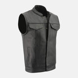 mens-black-trucker-leather-vest