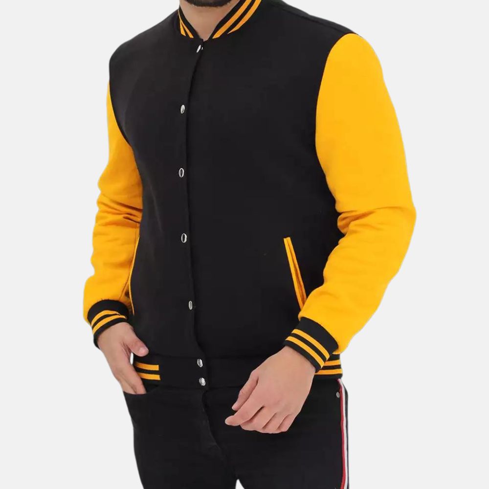 mens-black-yellow-baseball-letterman-jacket