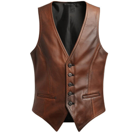 mens-brown-leather-blazer