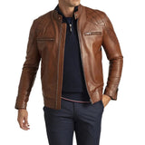 mens-brown-quilted-leather-jacket