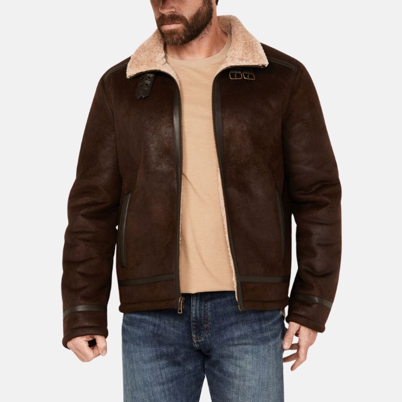 mens-brown-shearling-sherpa-lined-leather-jacket