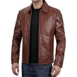 mens-brown-shirt-collar-leather