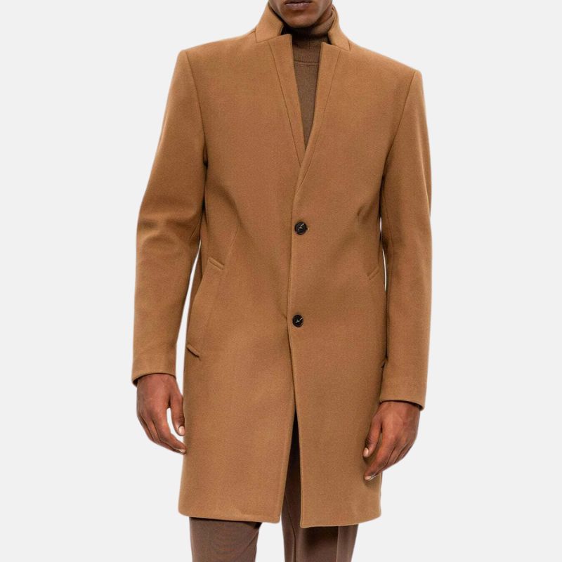 mens-camel-breasted-short-wool-coat