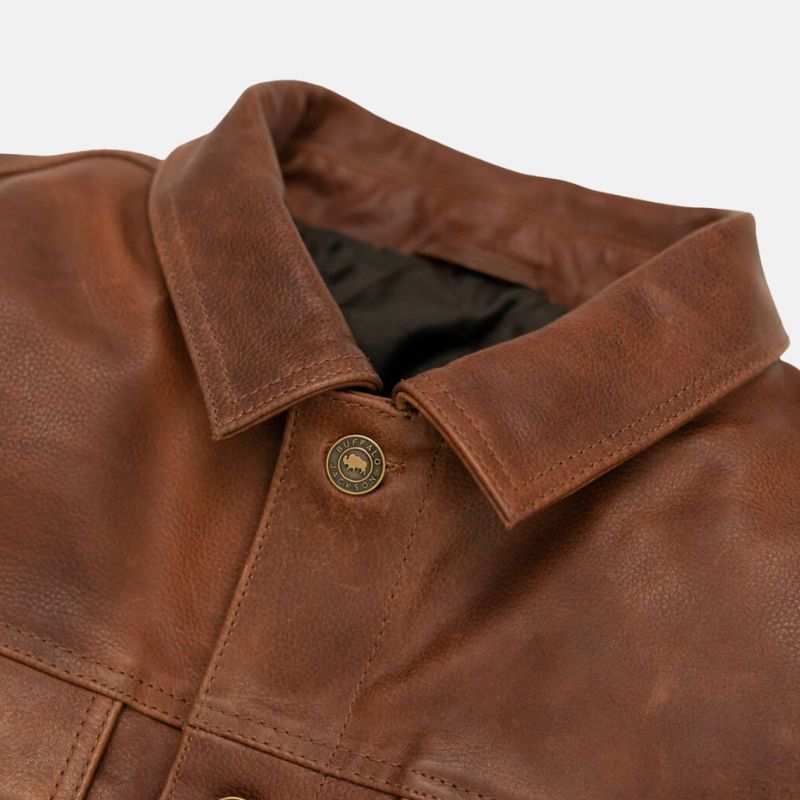 mens-camel-brown-trucker-leather-jacket