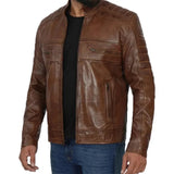 mens-coffee-brown-cafe-racer-leather-jacket-3