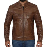 mens-coffee-brown-cafe-racer-leather-jacket-5