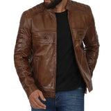 mens-coffee-brown-cafe-racer-leather-jacket-7