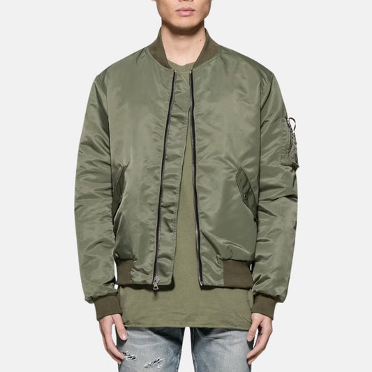 mens-green-nylon-bogota-bomber-ii-jacket