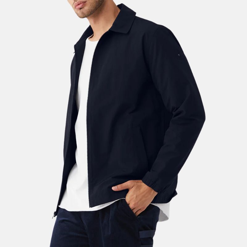 Navy Blue Cotton Jacket