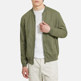 Mens Pale Green Bomber Jacket