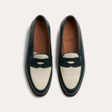 mens-penny-green-and-white-two-tone-loafers