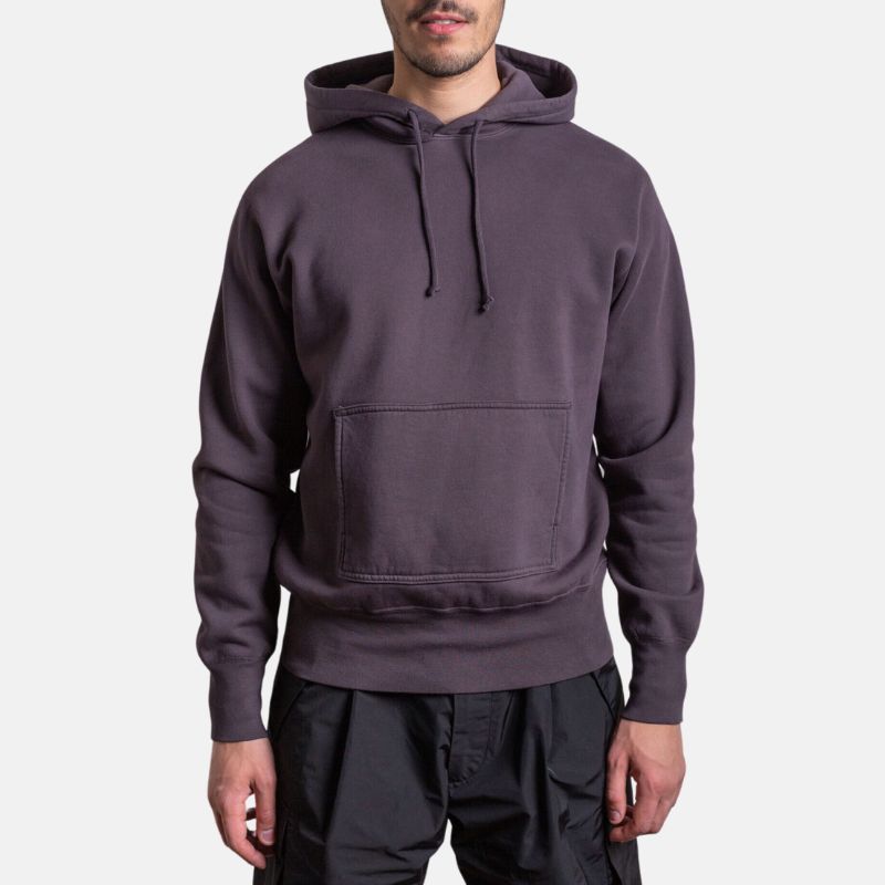 Mens Purple Fleece Hoodie