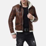 mens-raf-b3-aviator-fur-shearling-brown-leather-bomber-jacket