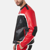 mens-red-color-block-cafe-racer-leather-jacket