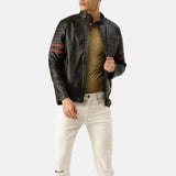 mens-retro-biker-red-and-black-stripe-cafe-racer-leather-jacket