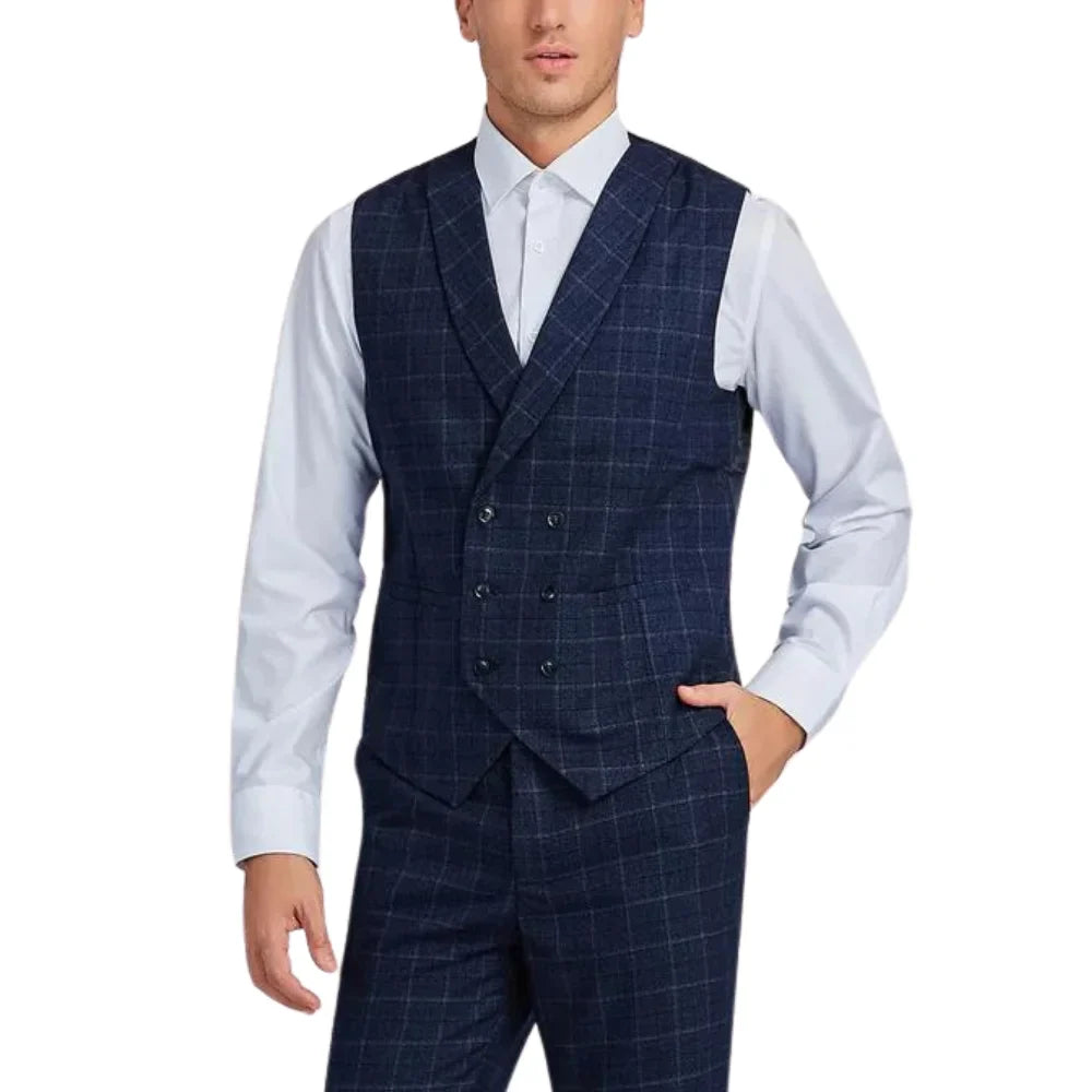 mens-three-piece-navy-pinstripe-suit