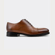 Men's Toe Cap Tan Brown Oxford Shoes