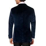 Mens Two Piece Navy Tailored Fit Dinner Jacket