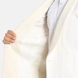 White 2 Piece Shawl Lapel Tuxedo Suit For Mens