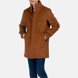 Nancy Strangers Wool Brown Trench Coat Mens