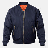 Men's Navy Blue MA-1 Bomber Jacket