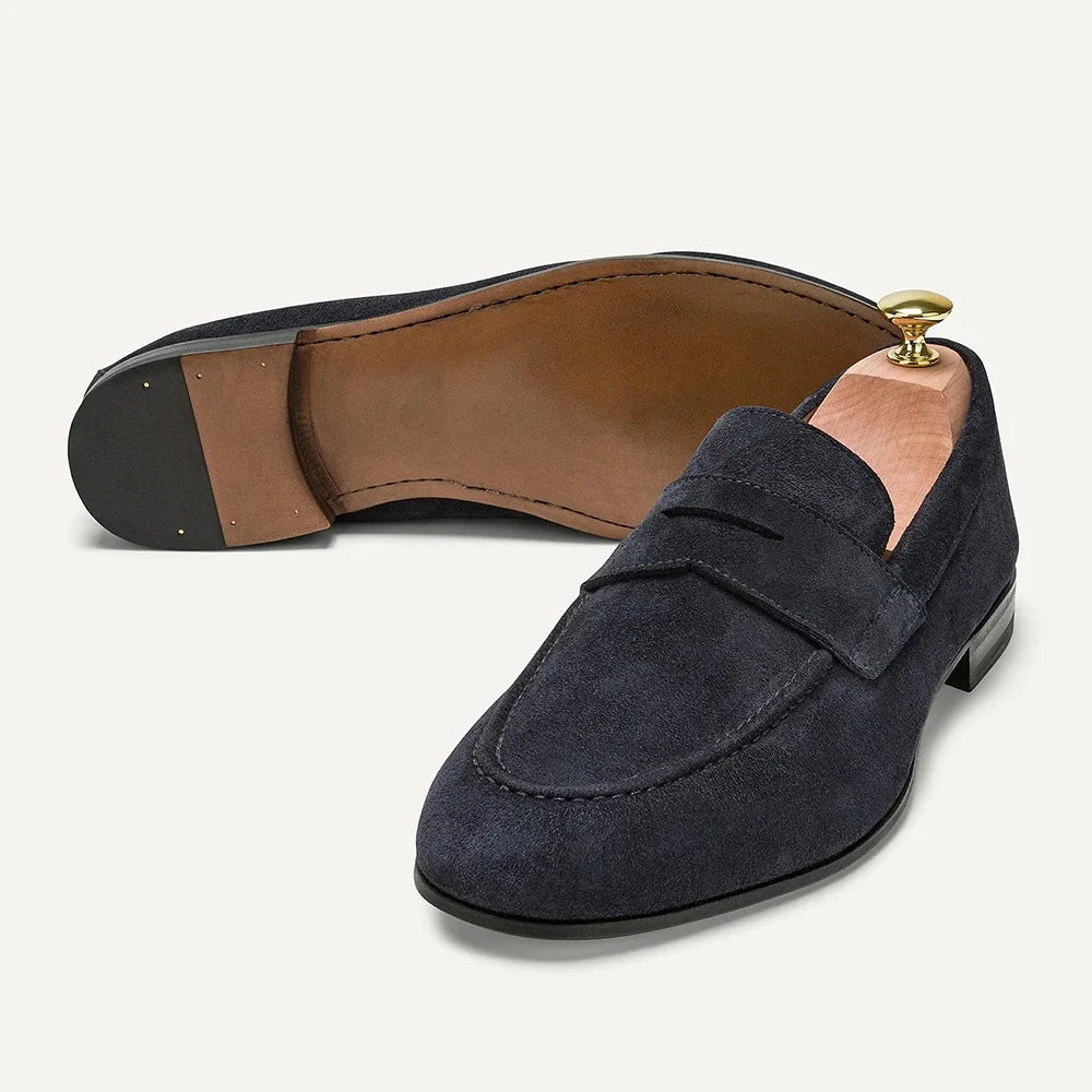 Navy Blue Loafers