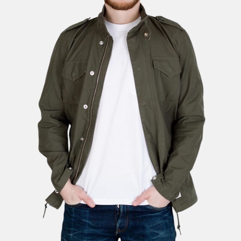 olive-green-cotton-us-military-field-jacket