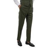 olive-green-suit