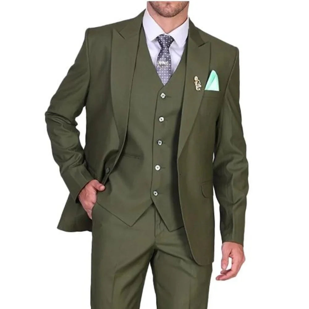 olive-green-suit