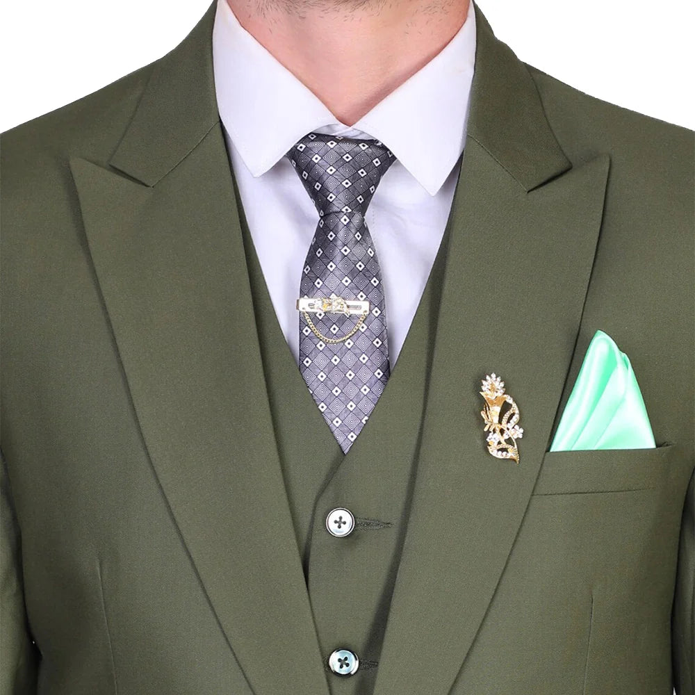 olive-green-three-piece-suit