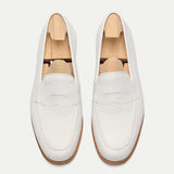 Mens White Loafers