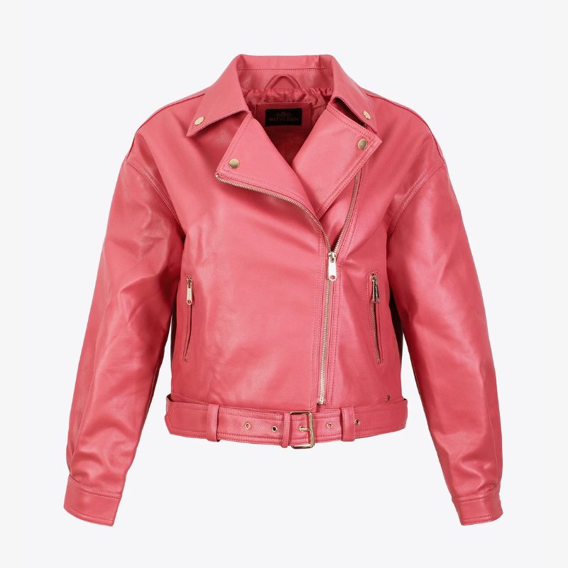 Pink Moto Jacket